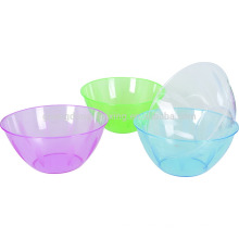 2015 hot sales PS material customed food grade Plastic Transparent Salad Bowl